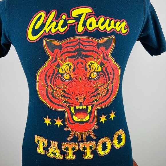 Chi-Town Tattoo Small T-Shirt Shirt - Picture 2 of 5